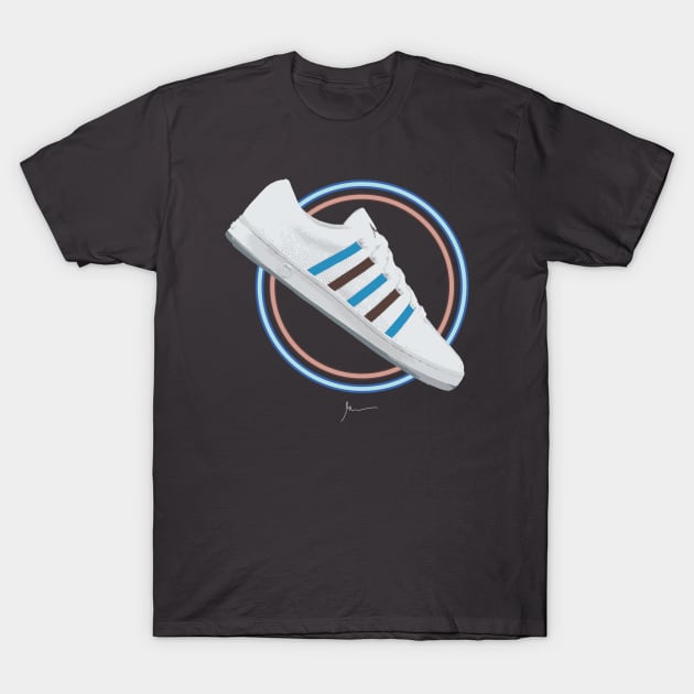 Clouds and Dirt 003 sneaker T-Shirt by rahalarts